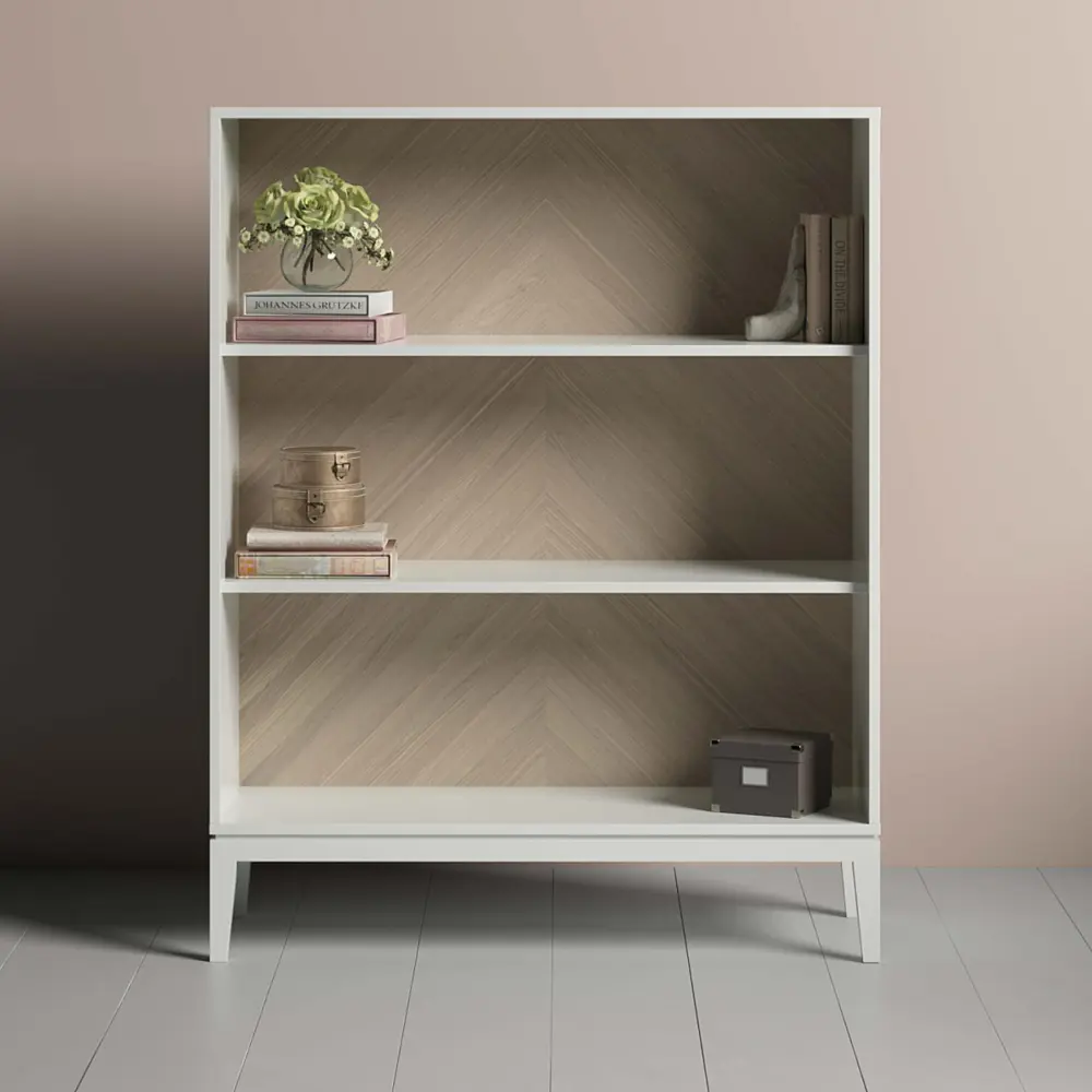 Фото 4 Стеллаж с полками Ellipse furniture Fjord M 100x128x36 см МДФ цвет белый Фото 4 Стеллаж с полками Ellipse furniture Fjord M 100x128x36 см МДФ цвет белый