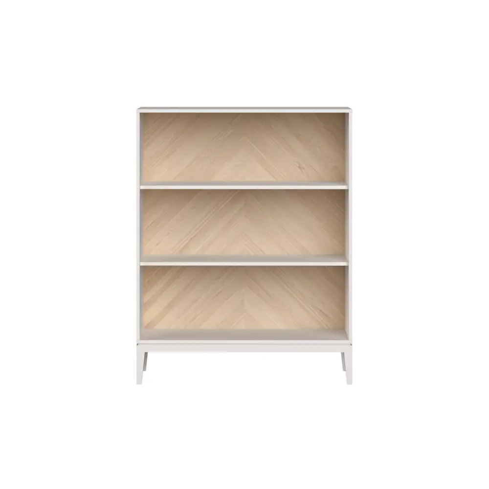 Фото 3 Стеллаж с полками Ellipse furniture Fjord M 100x128x36 см МДФ цвет белый Фото 3 Стеллаж с полками Ellipse furniture Fjord M 100x128x36 см МДФ цвет белый