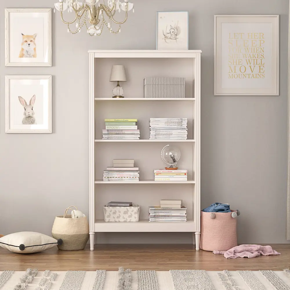 Фото 8 Стеллаж с полками Ellipse furniture Elit L 92x163x36 см МДФ цвет белый Фото 8 Стеллаж с полками Ellipse furniture Elit L 92x163x36 см МДФ цвет белый
