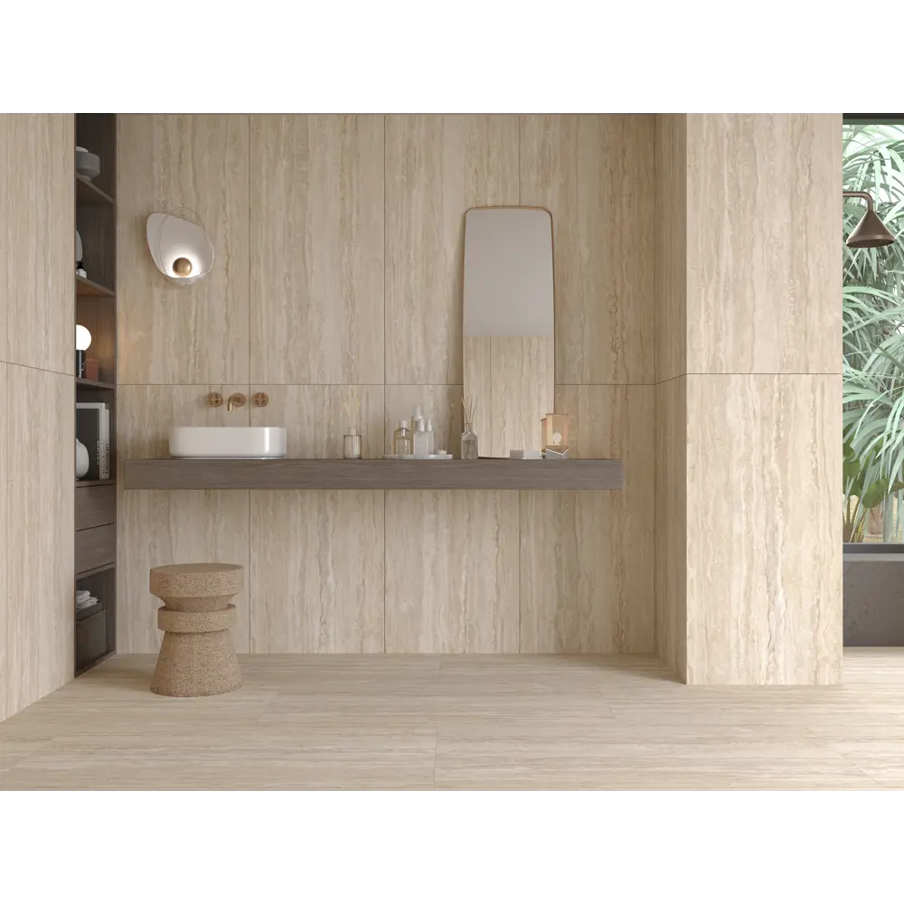 Фото Керамогранит Qua Royal Travertine matt 59.5x119.5см цвет бежевый Фото Керамогранит Qua Royal Travertine matt 59.5x119.5см цвет бежевый