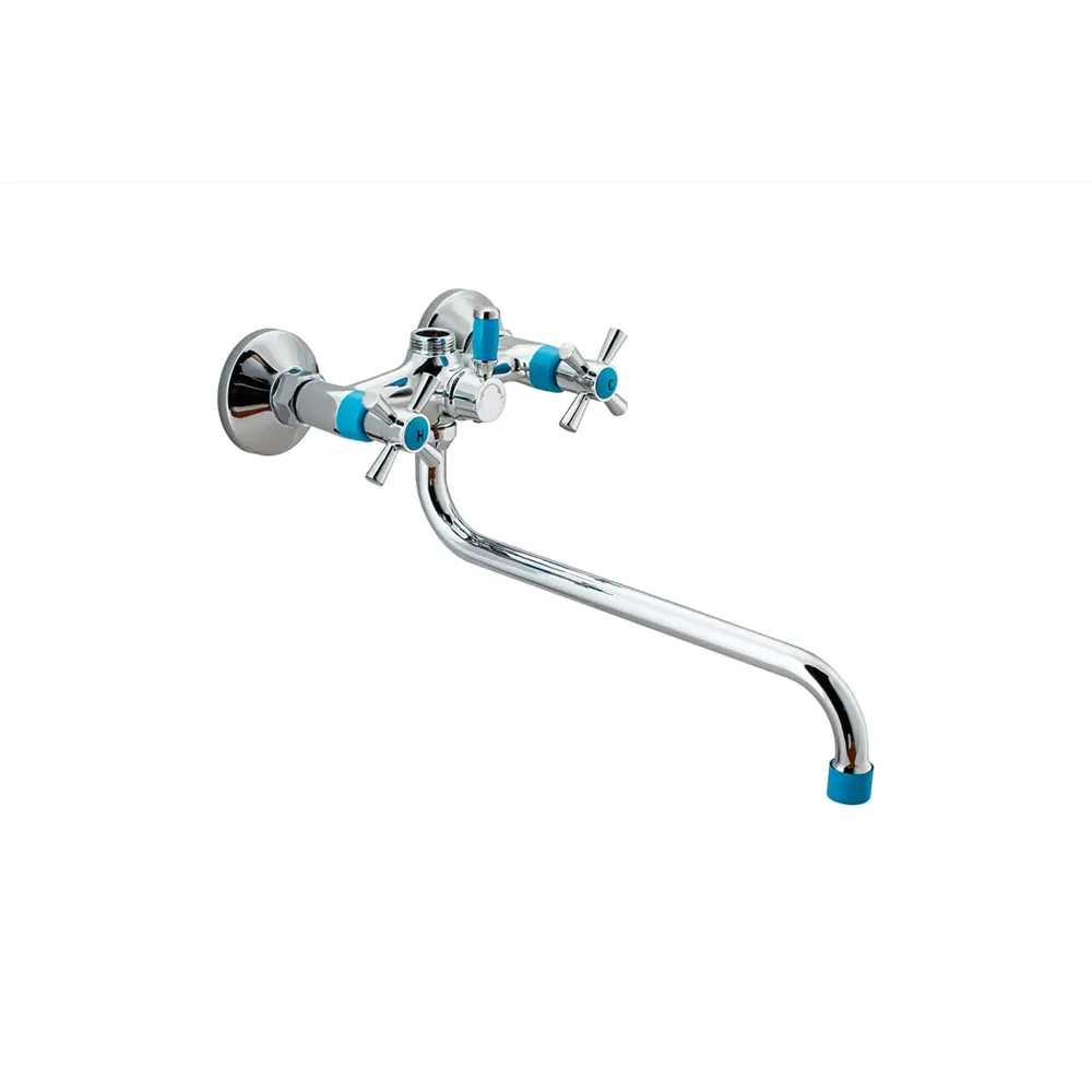 Фото 3 Смеситель для ванны Ekko E22118-11 двухвентильный цвет хром