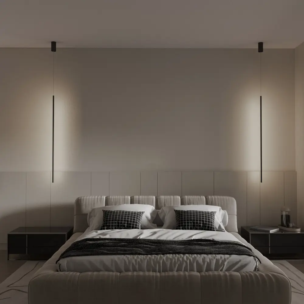 Фото 3 Люстра подвесная светодиодная Newlamp Massa 204102 12 м² нейтральный белый свет цвет черный