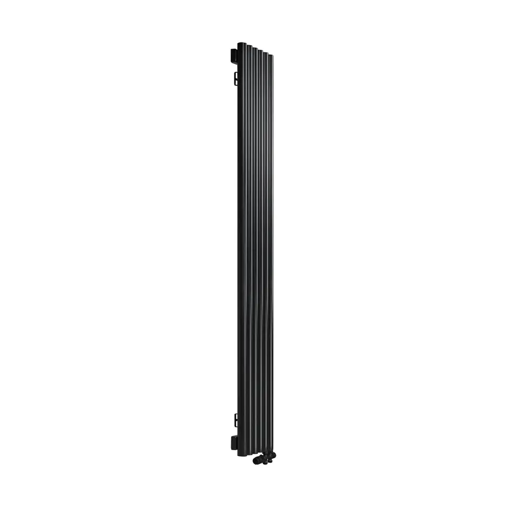 Фото 2 Радиатор трубчатый Arbiola Iris 50/67 6 секций нижнее правое подключение сталь черный с кронштейном Фото 2 Радиатор трубчатый Arbiola Iris 50/67 6 секций нижнее правое подключение сталь черный с кронштейном
