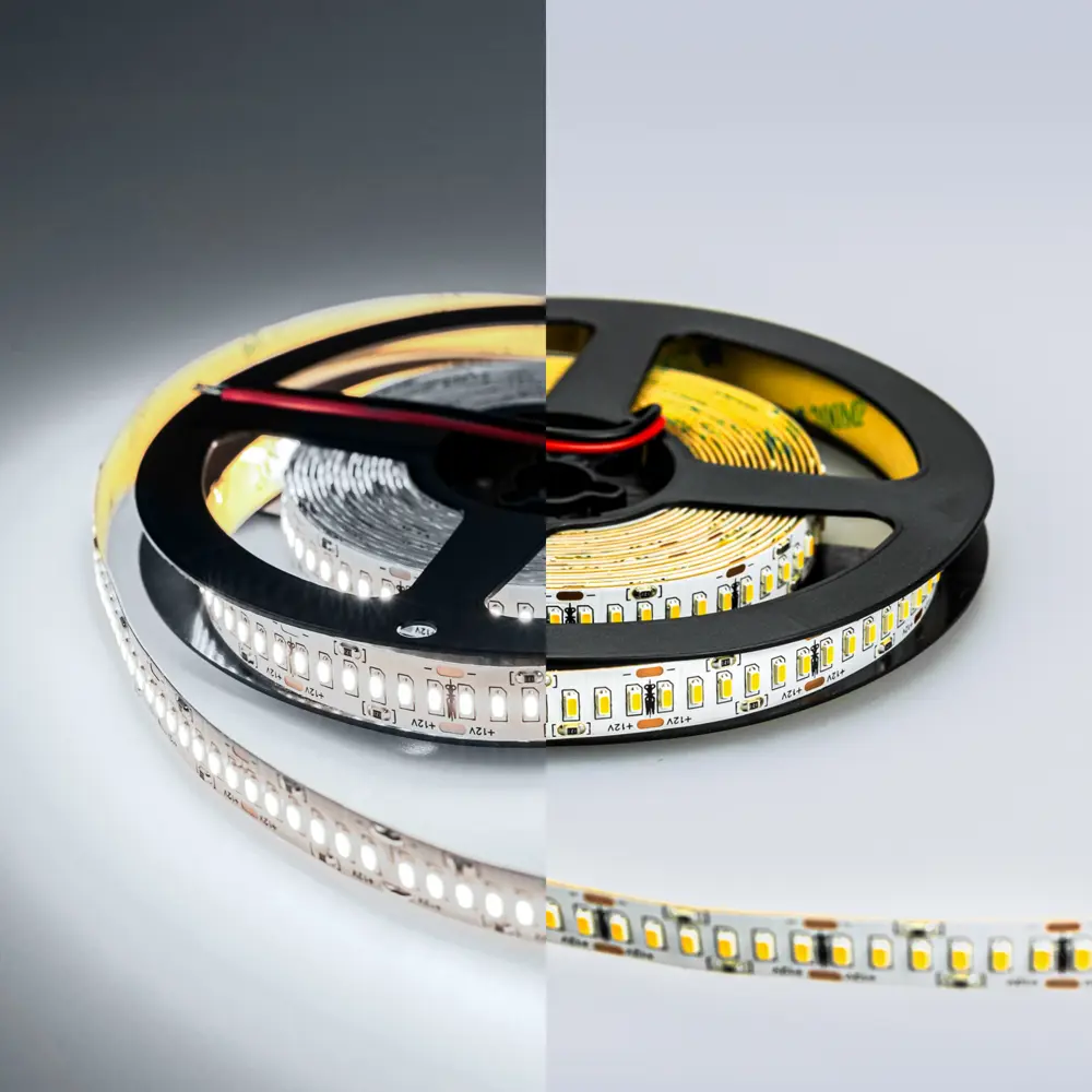 Фото 4 LUX Светодиодная лента 3014 240 LED (24W/M) 12V холодная 6000К IP20, 5м Фото 4 LUX Светодиодная лента 3014 240 LED (24W/M) 12V холодная 6000К IP20, 5м