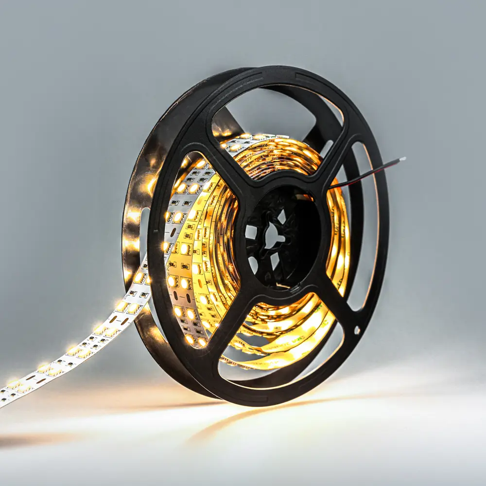 Фото 2 Светодиодная лента Eleganz Lux 5050 120 LED (28.8W/M) 12V нейтральная 4500К IP20 ДВУХРЯДНАЯ, 5м Фото 2 Светодиодная лента Eleganz Lux 5050 120 LED (28.8W/M) 12V нейтральная 4500К IP20 ДВУХРЯДНАЯ, 5м
