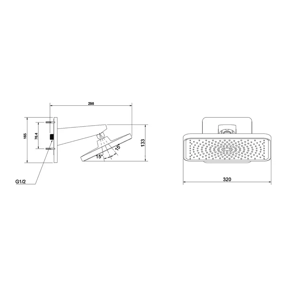 Фото 7 Комплект Vincea Inspire VSHD-3I4CGM,VSHN-3I4HGM: верхний душ с держателем, ручной душ с шлангом цвет вороненая сталь Фото 7 Комплект Vincea Inspire VSHD-3I4CGM,VSHN-3I4HGM: верхний душ с держателем, ручной душ с шлангом цвет вороненая сталь