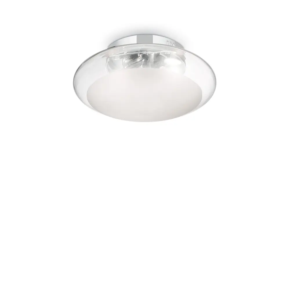 Фото Светильник настенно-потолочный Ideal lux Smarties 035543 1 лампа 3 м² цвет бесцветный/прозрачный Фото Светильник настенно-потолочный Ideal lux Smarties 035543 1 лампа 3 м² цвет бесцветный/прозрачный