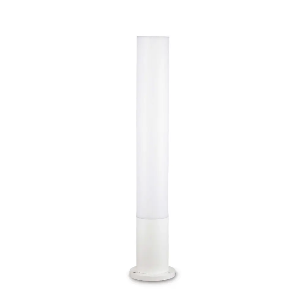 Фото Фонарный столб уличный Ideal lux 135755 15 Вт 80 см IP44 цвет белый Фото Фонарный столб уличный Ideal lux 135755 15 Вт 80 см IP44 цвет белый
