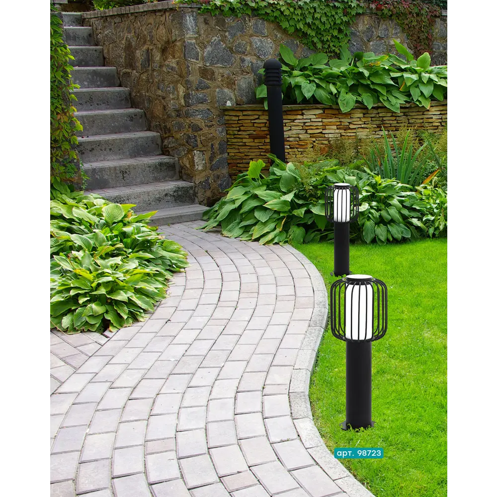 Фото 2 Фонарный столб уличный Eglo Ravello Eg_98723 28 Вт 45 см IP44 цвет черный