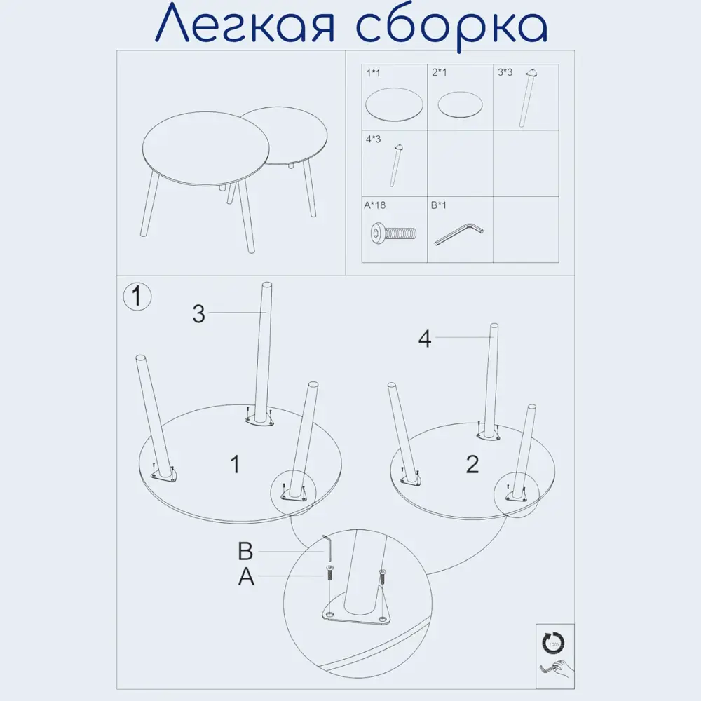 Фото 4 Журнальный столик Okayкруглый Cecilia Bulgarian grey 70x70 см серый, 2 шт Фото 4 Журнальный столик Okayкруглый Cecilia Bulgarian grey 70x70 см серый, 2 шт