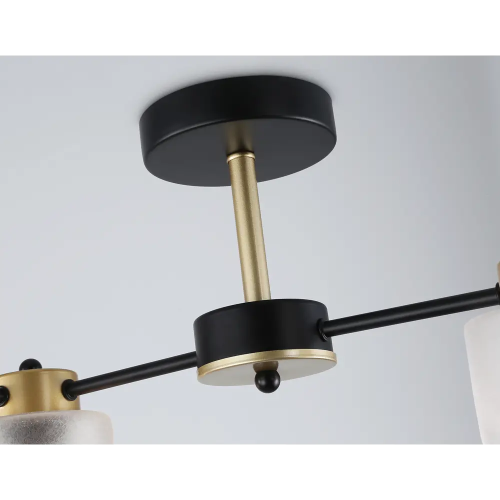 Фото 5 Люстра на штанге Ambrella light Traditional Tr303324 4 лампы 18 м² цвет золото/черный/белый матовый