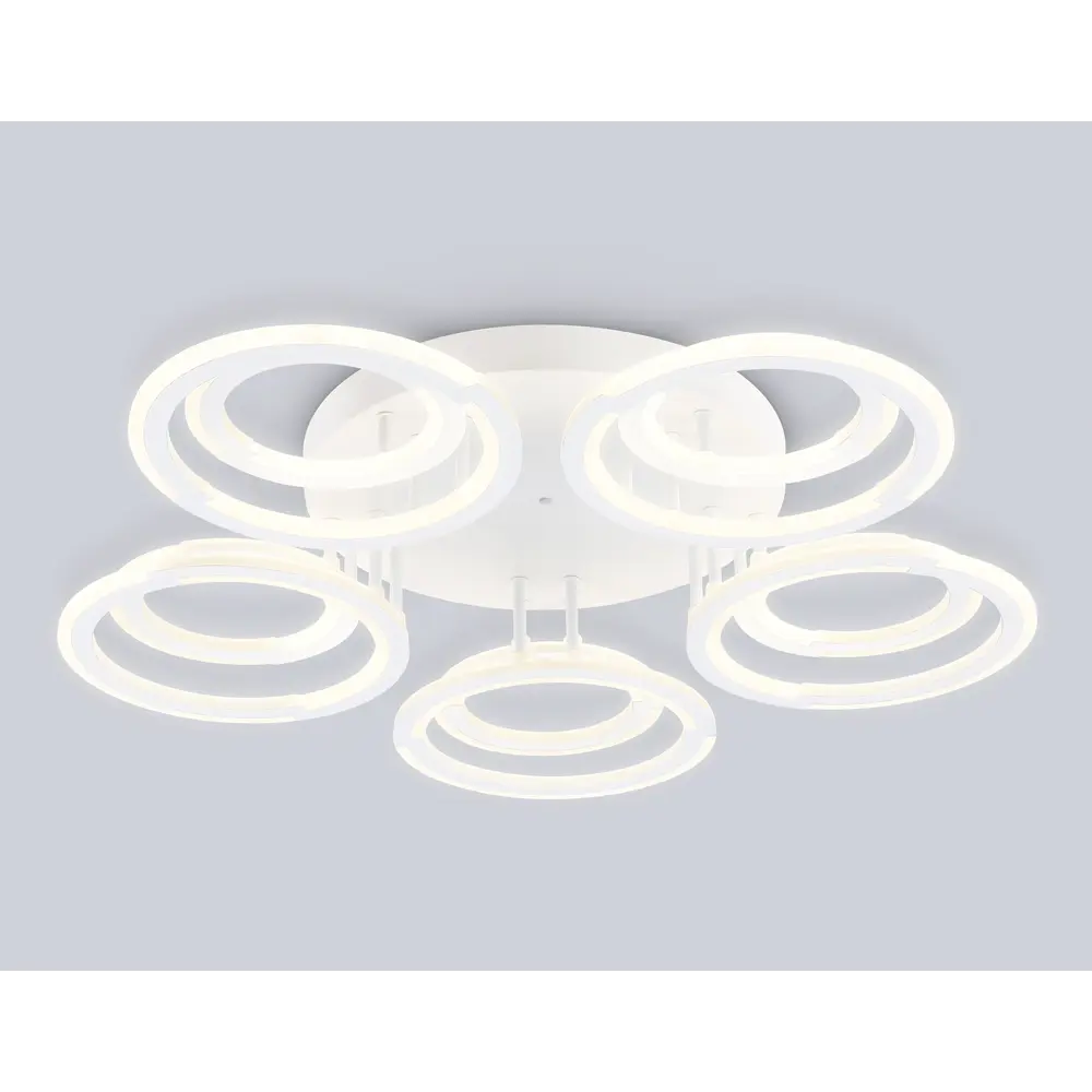 Фото 3 Люстра потолочная светодиодная Ambrella light Acrylica FA8944 с пультом управления 30 м² регулируемый белый свет цвет белый