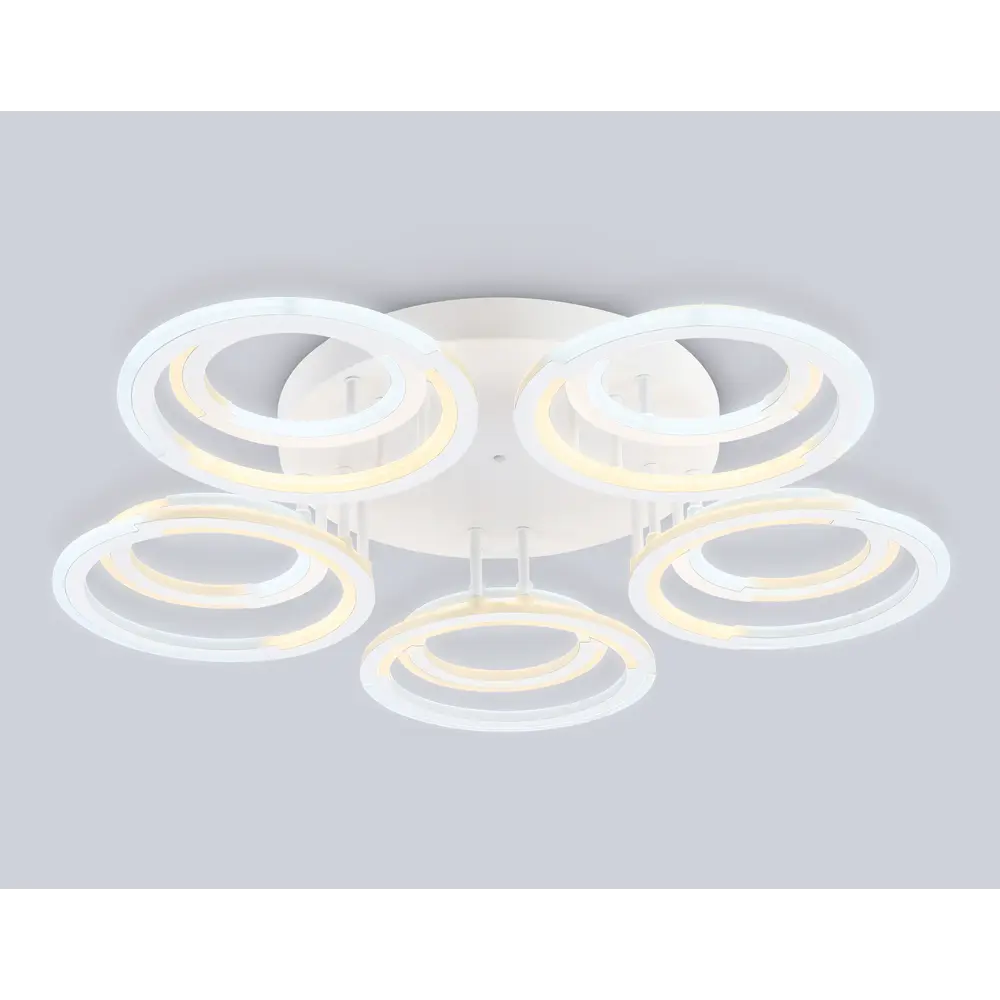 Фото 7 Люстра потолочная светодиодная Ambrella light Acrylica FA8944 с пультом управления 30 м² регулируемый белый свет цвет белый