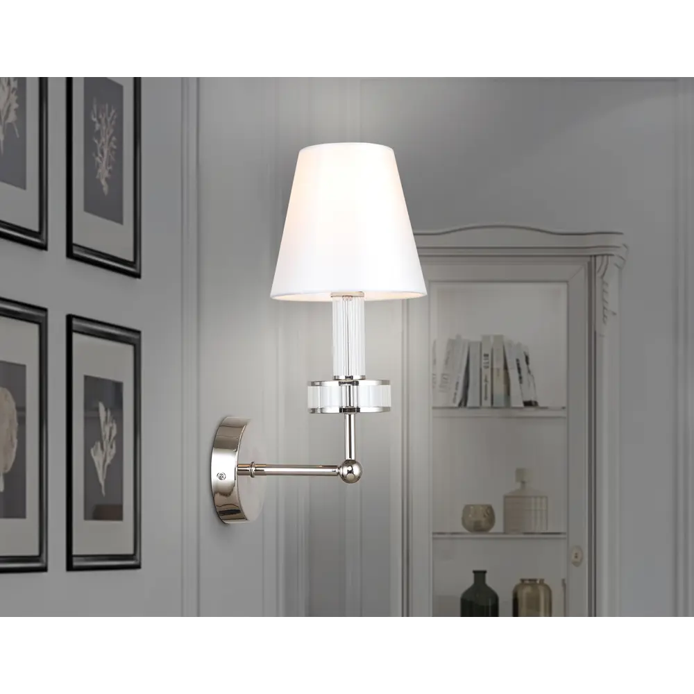 Фото 6 Настенный светильник Ambrella light High Lh71005 цвет белый никель Фото 6 Настенный светильник Ambrella light High Lh71005 цвет белый никель