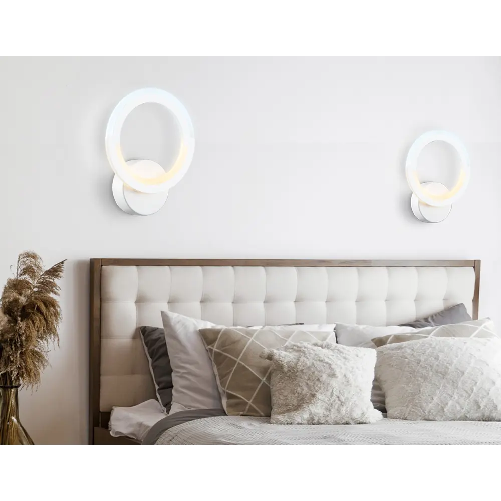 Фото 5 Настенный светильник светодиодный Ambrella light Fa8946 регулируемый белый свет цвет белый Фото 5 Настенный светильник светодиодный Ambrella light Fa8946 регулируемый белый свет цвет белый