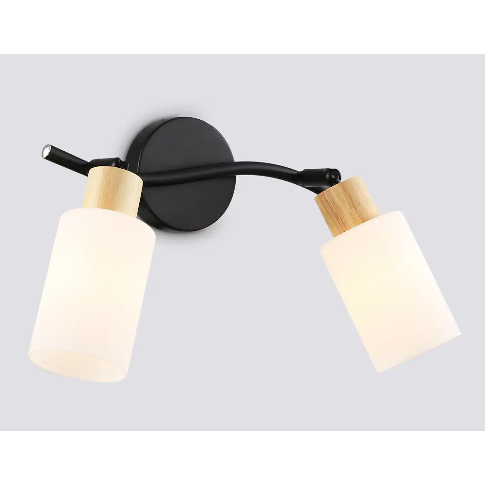 Фото 2 Спот поворотный Ambrella light Tr8721 2 лампы E14 6 м² цвет черный Фото 2 Спот поворотный Ambrella light Tr8721 2 лампы E14 6 м² цвет черный