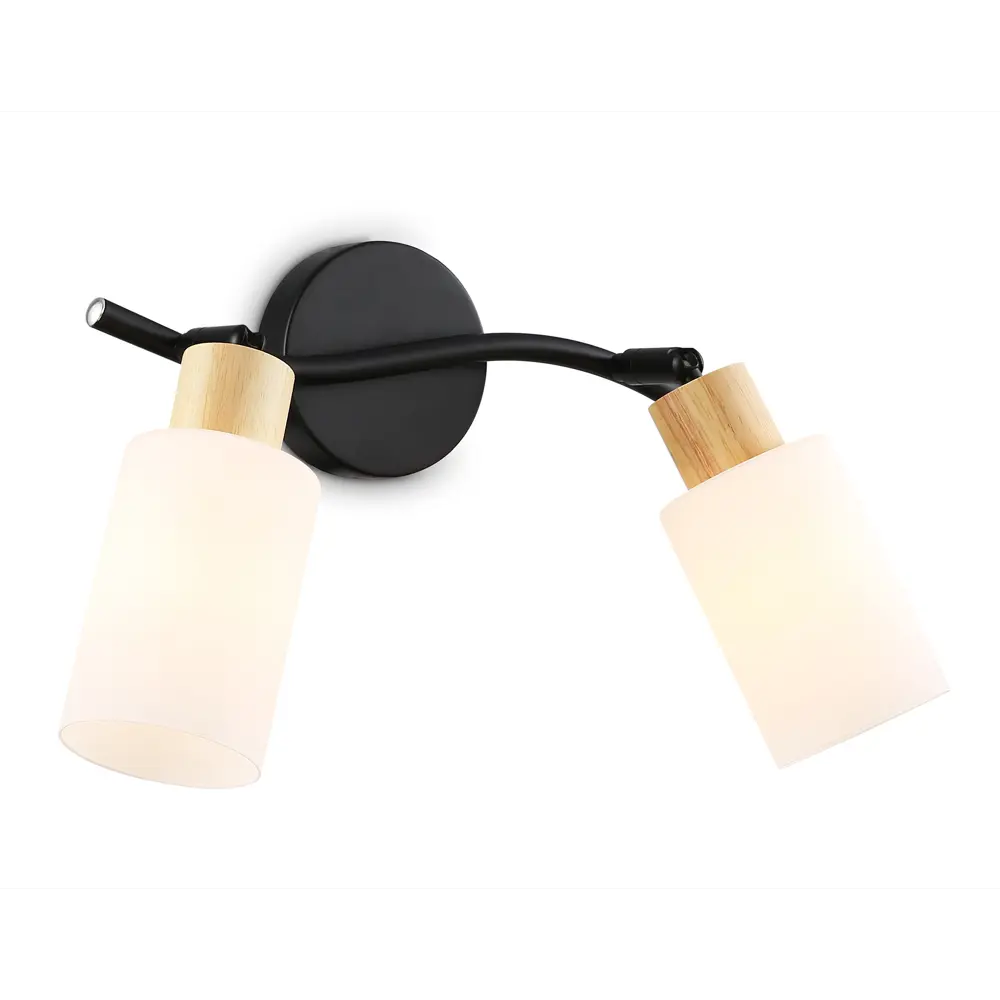 Фото Спот поворотный Ambrella light Tr8721 2 лампы E14 6 м² цвет черный Фото Спот поворотный Ambrella light Tr8721 2 лампы E14 6 м² цвет черный