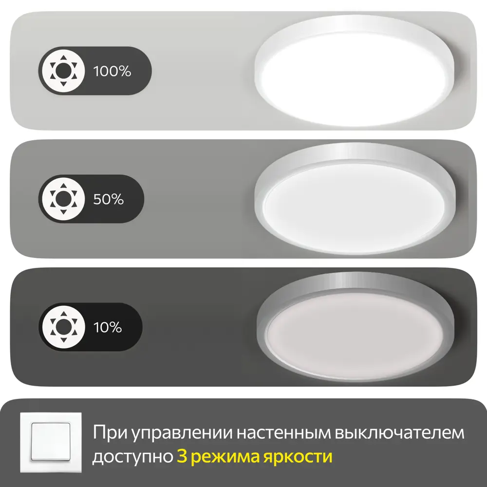 Фото 11 Потолочный светильник светодиодный Citilux Бейсик CL738180V 7 м² цвет белый Фото 11 Потолочный светильник светодиодный Citilux Бейсик CL738180V 7 м² цвет белый