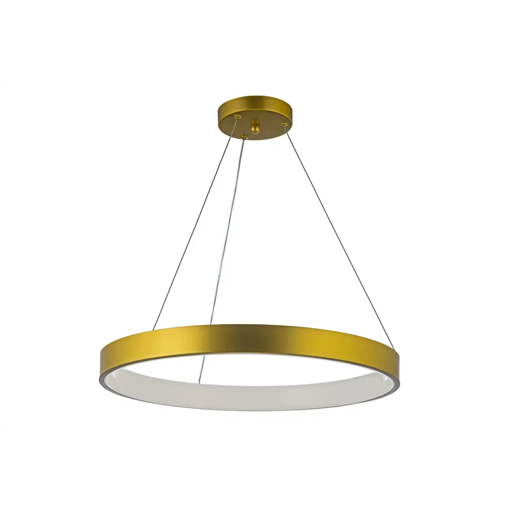 Фото Люстра подвесная светодиодная Ayalight Kjdd-523-g-6000k 10 м² холодный белый (голубой) свет цвет золотистый Фото Люстра подвесная светодиодная Ayalight Kjdd-523-g-6000k 10 м² холодный белый (голубой) свет цвет золотистый