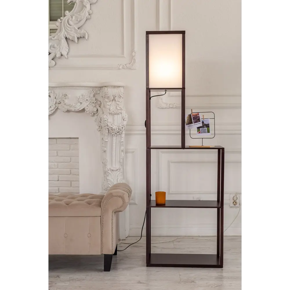 Фото Торшер Playwoods lampshelf/wng3 цвет коричневый Фото Торшер Playwoods lampshelf/wng3 цвет коричневый