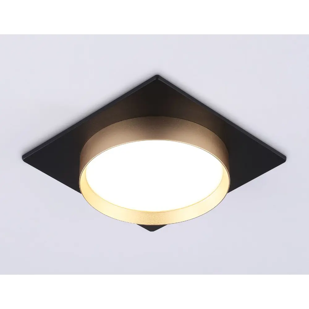 Фото 3 Светильник точечный встраиваемый Ambrella Light Gx53 acrylic tech Tn5232 под отверстие 90 мм GX53 цвет черный Фото 3 Светильник точечный встраиваемый Ambrella Light Gx53 acrylic tech Tn5232 под отверстие 90 мм GX53 цвет черный