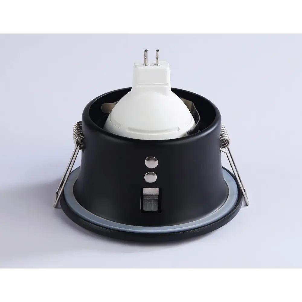 Фото 6 Светильник точечный встраиваемый Ambrella Light Standard tech Tn1188 под отверстие 75 мм GU5.3 цвет черный Фото 6 Светильник точечный встраиваемый Ambrella Light Standard tech Tn1188 под отверстие 75 мм GU5.3 цвет черный