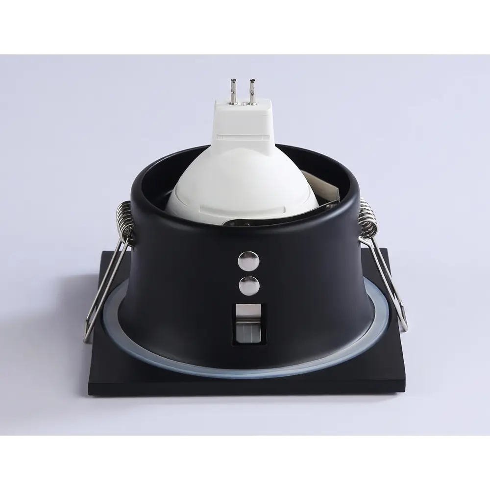 Фото 7 Светильник точечный встраиваемый Ambrella Light Standard tech Tn1190 под отверстие 75 мм GU5.3 цвет черный Фото 7 Светильник точечный встраиваемый Ambrella Light Standard tech Tn1190 под отверстие 75 мм GU5.3 цвет черный