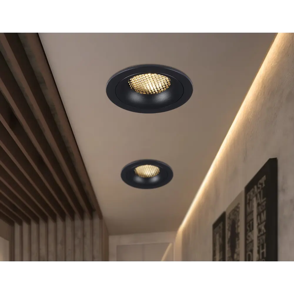 Фото 15 Светильник точечный встраиваемый Ambrella Light Standard tech Tn102724 под отверстие 80 мм GU5.3 цвет черный Фото 15 Светильник точечный встраиваемый Ambrella Light Standard tech Tn102724 под отверстие 80 мм GU5.3 цвет черный