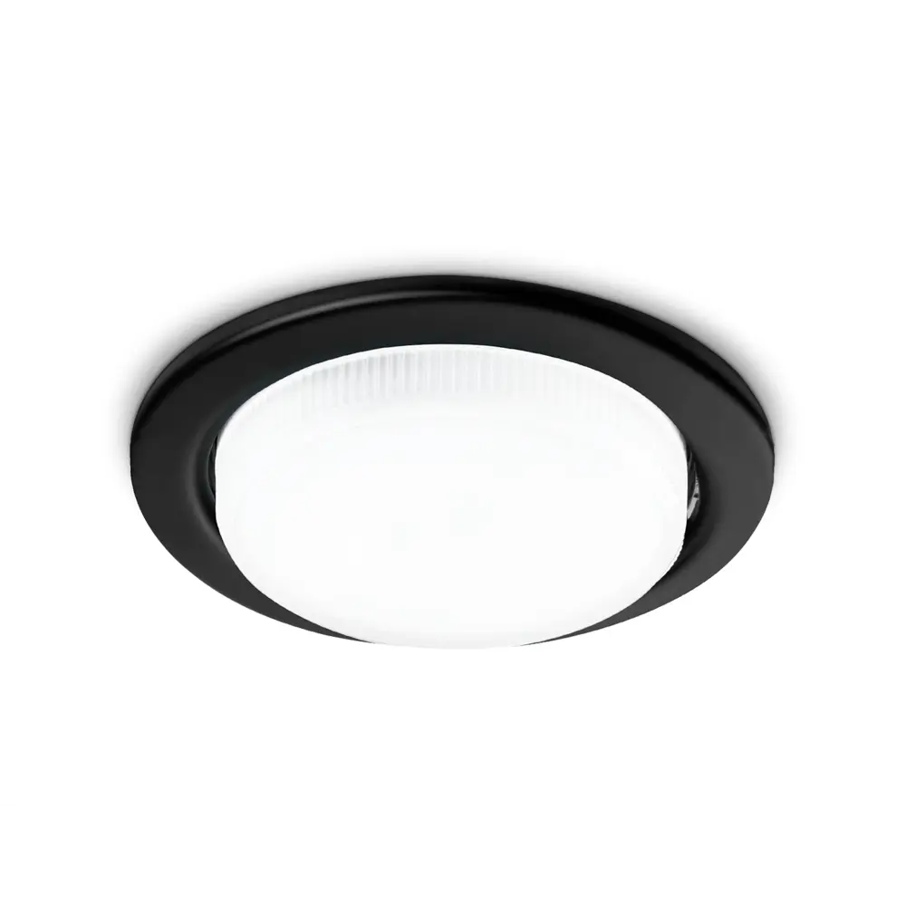 Фото Светильник точечный встраиваемый Ambrella light Standard spot G101 bk под отверстие 87 мм GX53 цвет черный Фото Светильник точечный встраиваемый Ambrella light Standard spot G101 bk под отверстие 87 мм GX53 цвет черный