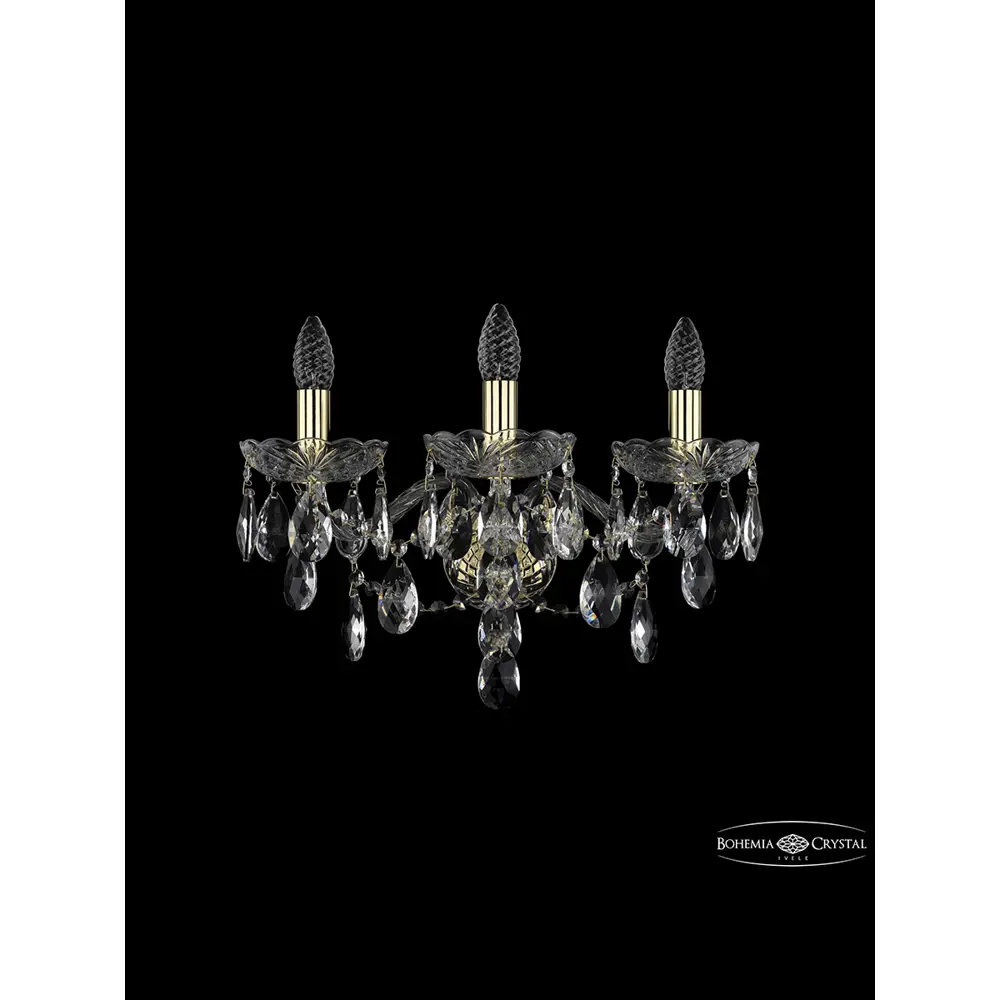 Фото Настенный светильник Bohemia 1415b.3.165.xl.g цвет жёлтый/золотой Фото Настенный светильник Bohemia 1415b.3.165.xl.g цвет жёлтый/золотой