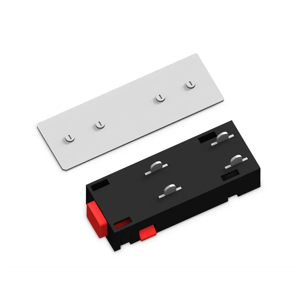 Фото Коннектор питания прямой с соединителем для шинопровода Magnetic 220V Ambrella Light GL1106 Фото Коннектор питания прямой с соединителем для шинопровода Magnetic 220V Ambrella Light GL1106