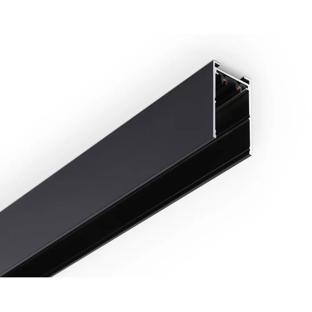 Фото 3 Трековый шинопровод накладной однофазный Ambrella light Gl1004 200 см цвет черный