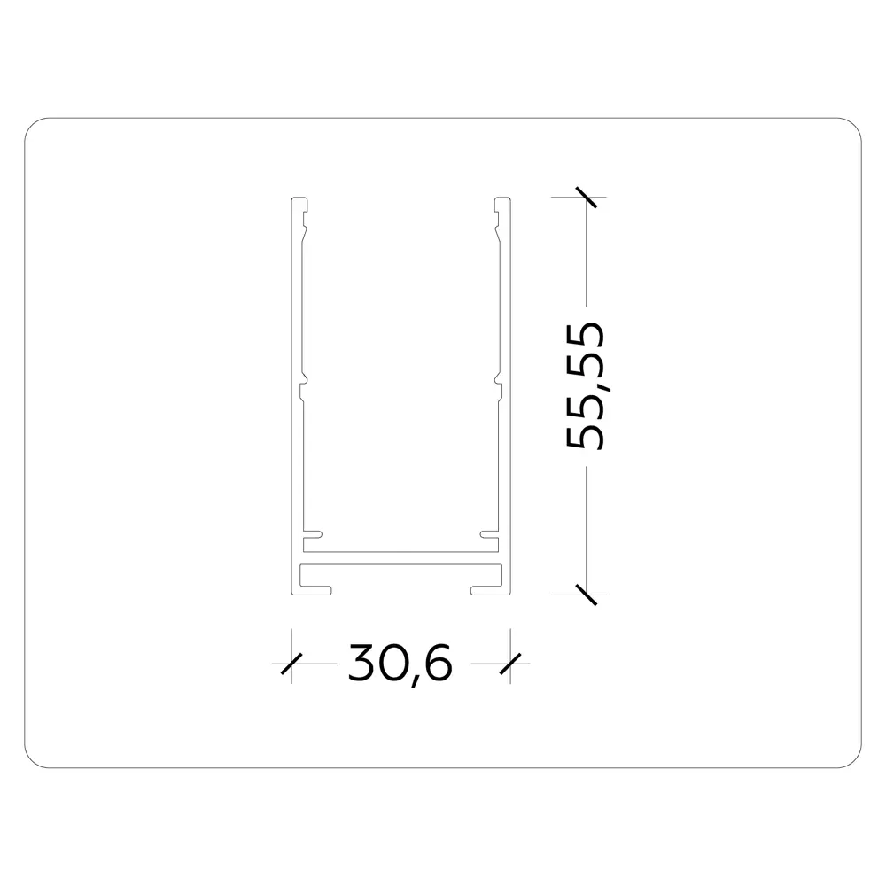 Фото 9 Трековый шинопровод накладной однофазный Ambrella light Gl1006 300 см цвет черный