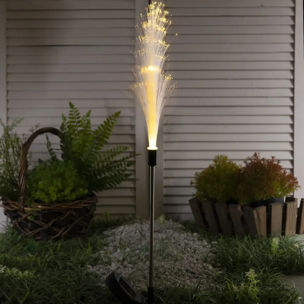 Фото 2 Светильник в грунт Luazon lighting 9253523 на солнечных батареях 80 см теплый белый (желтый) свет Фото 2 Светильник в грунт Luazon lighting 9253523 на солнечных батареях 80 см теплый белый (желтый) свет
