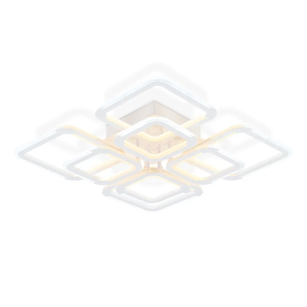 Фото Люстра потолочная светодиодная Ambrella light Acrylica AMBR_FA8950 с пультом управления 24 м² регулируемый белый свет цвет белый Фото Люстра потолочная светодиодная Ambrella light Acrylica AMBR_FA8950 с пультом управления 24 м² регулируемый белый свет цвет белый