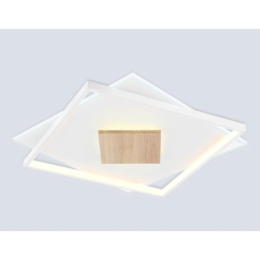 Фото 2 Люстра потолочная светодиодная Ambrella light Comfort Ambr_fl4790 24 м² регулируемый белый свет цвет дерево/белый Фото 2 Люстра потолочная светодиодная Ambrella light Comfort Ambr_fl4790 24 м² регулируемый белый свет цвет дерево/белый