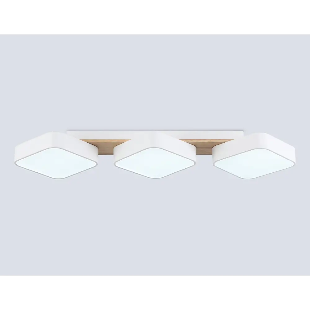 Фото 4 Люстра потолочная светодиодная Ambrella light Comfort Ambr_fl4877 30 м² регулируемый белый свет цвет дерево/белый Фото 4 Люстра потолочная светодиодная Ambrella light Comfort Ambr_fl4877 30 м² регулируемый белый свет цвет дерево/белый