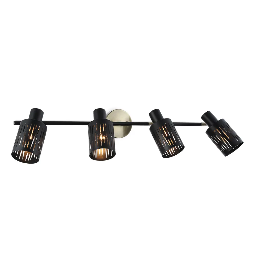 Фото Спот поворотный Ambrella light Ambr_tr8670 4 лампы E14 18 м² цвет черный Фото Спот поворотный Ambrella light Ambr_tr8670 4 лампы E14 18 м² цвет черный
