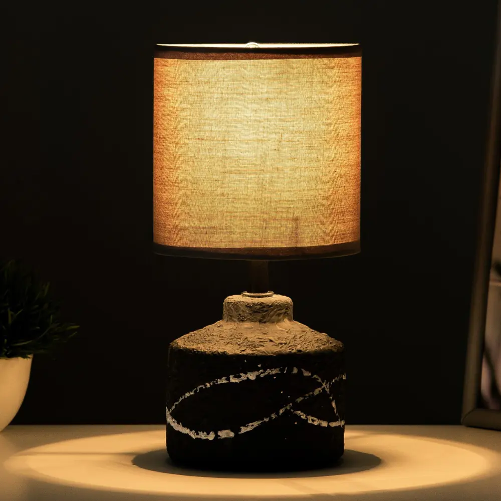 Фото 2 Настольная лампа Risalux 9705497 цвет серый/серебристый Фото 2 Настольная лампа Risalux 9705497 цвет серый/серебристый