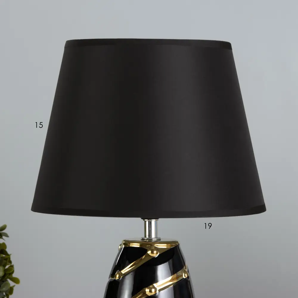 Фото 3 Настольная лампа Risalux 9947732 цвет жёлтый/золотой Фото 3 Настольная лампа Risalux 9947732 цвет жёлтый/золотой