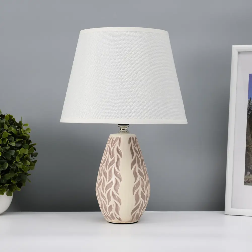 Фото 3 Настольная лампа Risalux 10337298 цвет белый