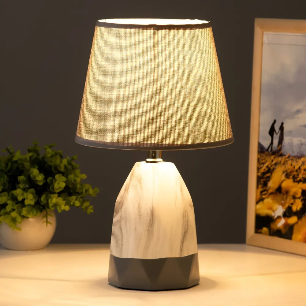 Фото 2 Настольная лампа Risalux 9925591 цвет серый/серебристый Фото 2 Настольная лампа Risalux 9925591 цвет серый/серебристый