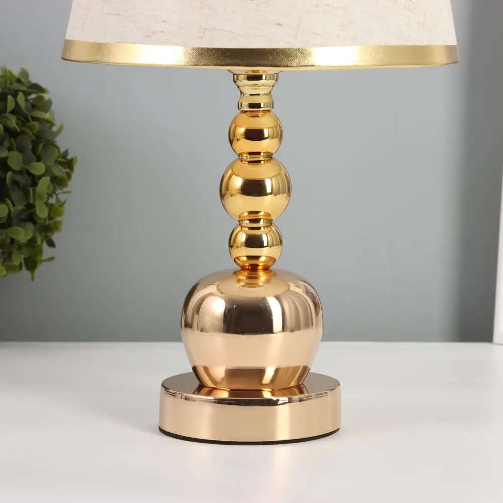 Фото 4 Настольная лампа Risalux 10767653 цвет жёлтый/золотой Фото 4 Настольная лампа Risalux 10767653 цвет жёлтый/золотой