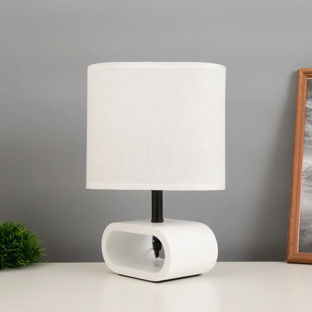 Фото Настольная лампа Risalux 10613736 цвет белый