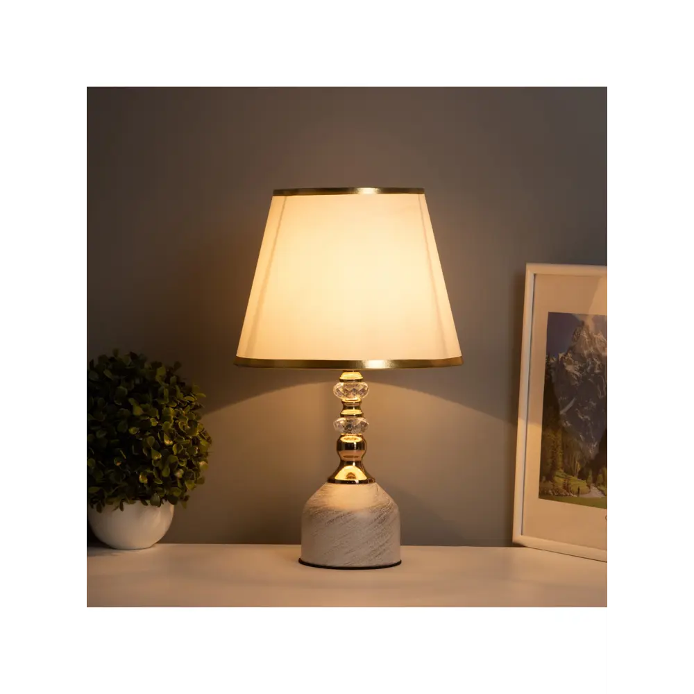 Фото 2 Настольная лампа Risalux 10767359 цвет жёлтый/золотой