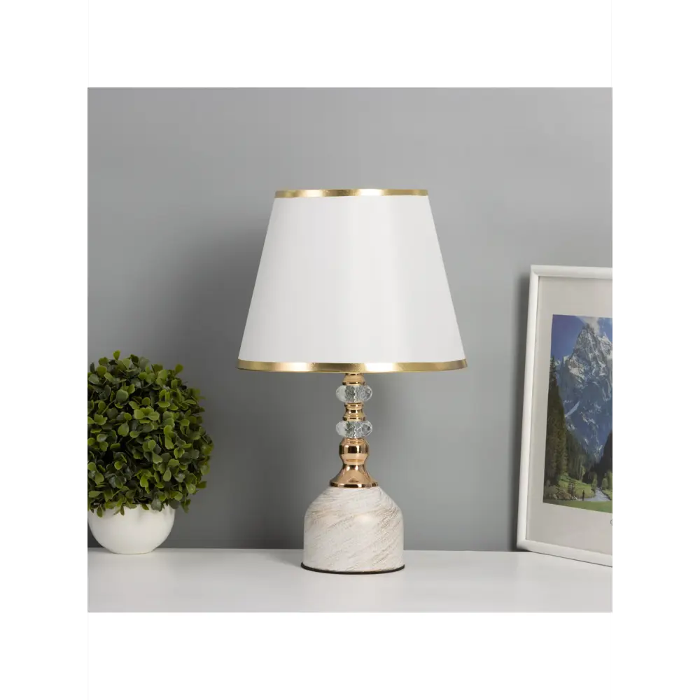 Фото Настольная лампа Risalux 10767359 цвет жёлтый/золотой