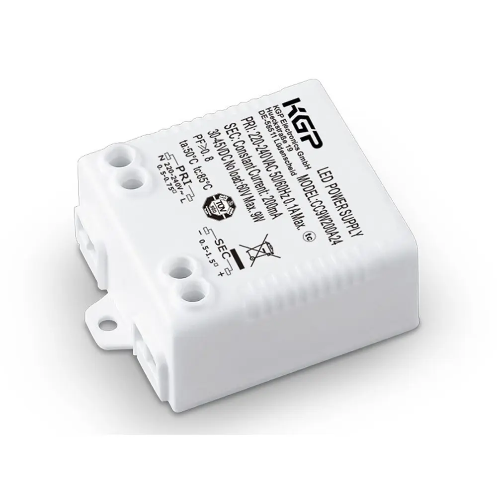 Фото Блок питания Kgp Cc9w600a24 для светодиодной ленты 185-265 В 9 Вт IP20 Фото Блок питания Kgp Cc9w600a24 для светодиодной ленты 185-265 В 9 Вт IP20