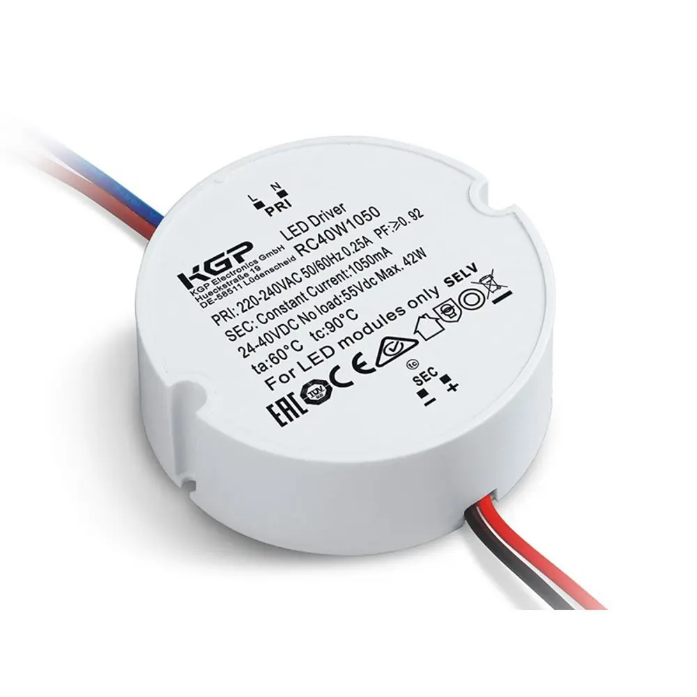 Фото Блок питания влагозащищенный Kgp Rc40w1050 для светодиодной ленты 200-250 В 40 Вт IP44 Фото Блок питания влагозащищенный Kgp Rc40w1050 для светодиодной ленты 200-250 В 40 Вт IP44