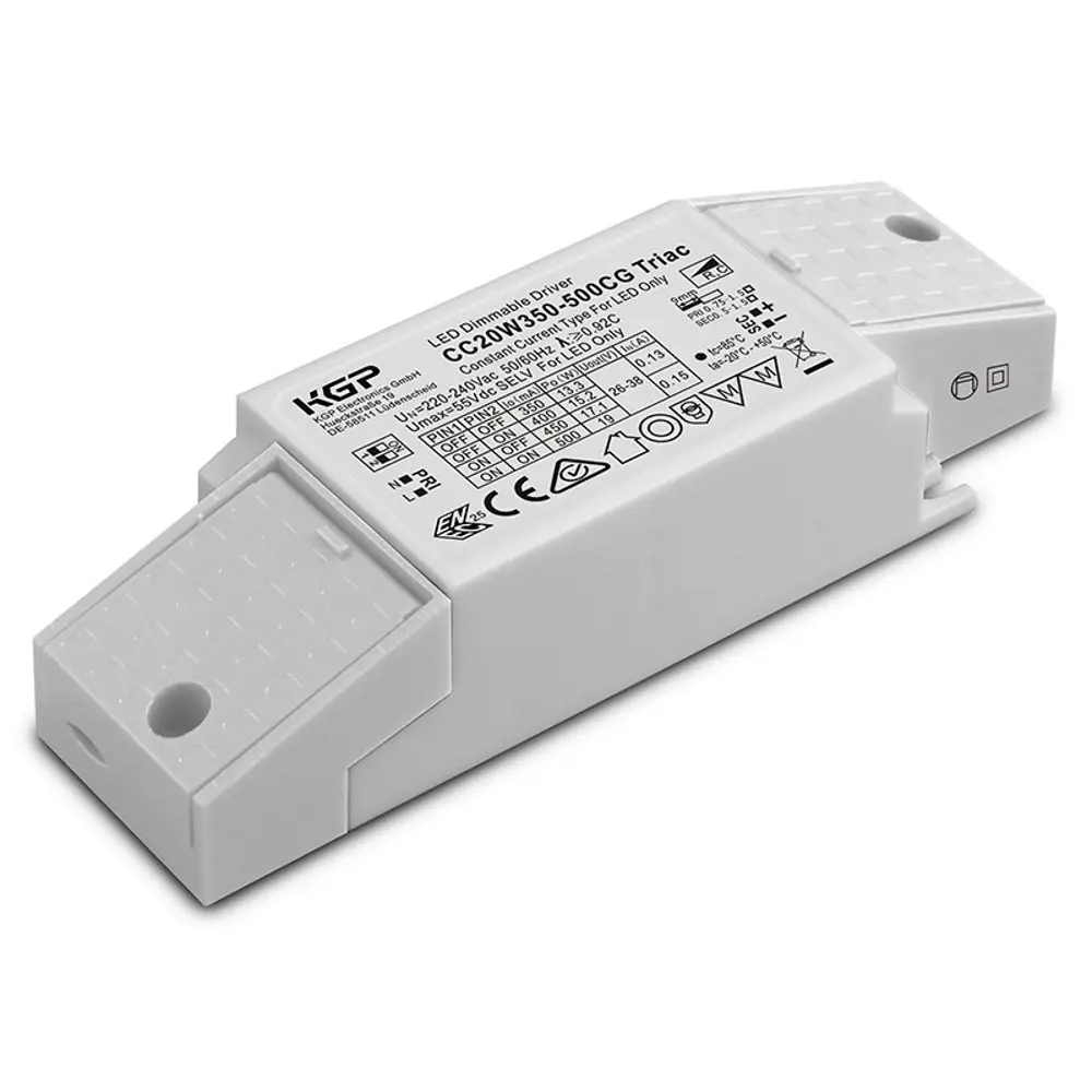 Фото Блок питания Kgp Cc20w350-500cg triac для светодиодной ленты 200-250 В 20 Вт IP20 Фото Блок питания Kgp Cc20w350-500cg triac для светодиодной ленты 200-250 В 20 Вт IP20