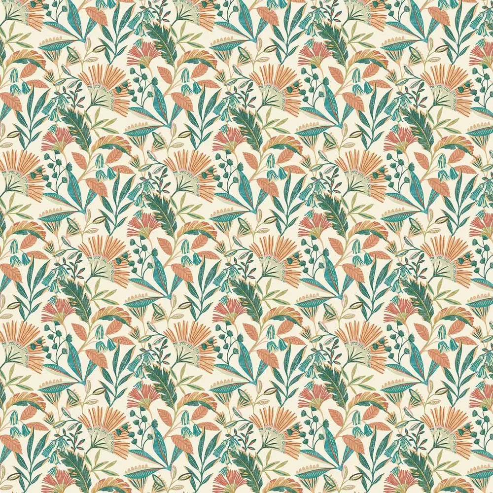 Фото 6 Обои флизелиновые Grandeco Ciara 0.53 м светло-бежевые светло-серые оранжевые зеленые A 63801 Фото 6 Обои флизелиновые Grandeco Ciara 0.53 м светло-бежевые светло-серые оранжевые зеленые A 63801